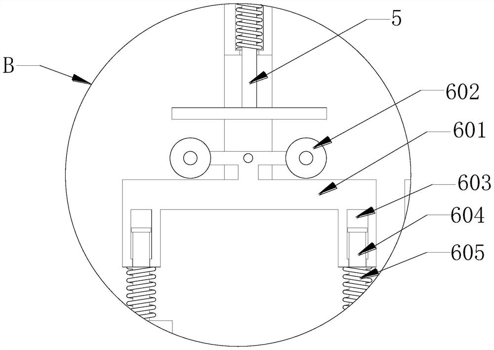 Exploration fixing device for mineral resource exploration