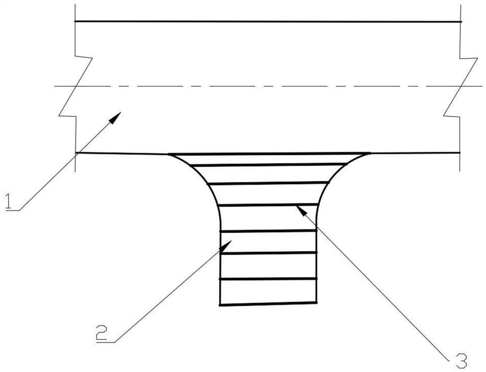 Straight wall micro arch roadway and chamber U steel support technology