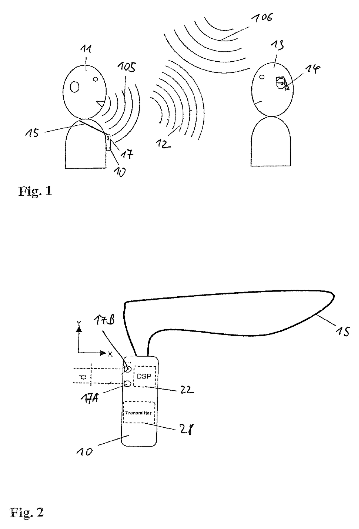 Method and system for providing hearing assistance to a user