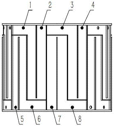 Maze crossed type conduction oil drying cylinder with two-side oil supply