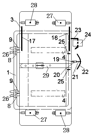 Multifunctional device convenient for B-ultrasonic examination of gynecological patients