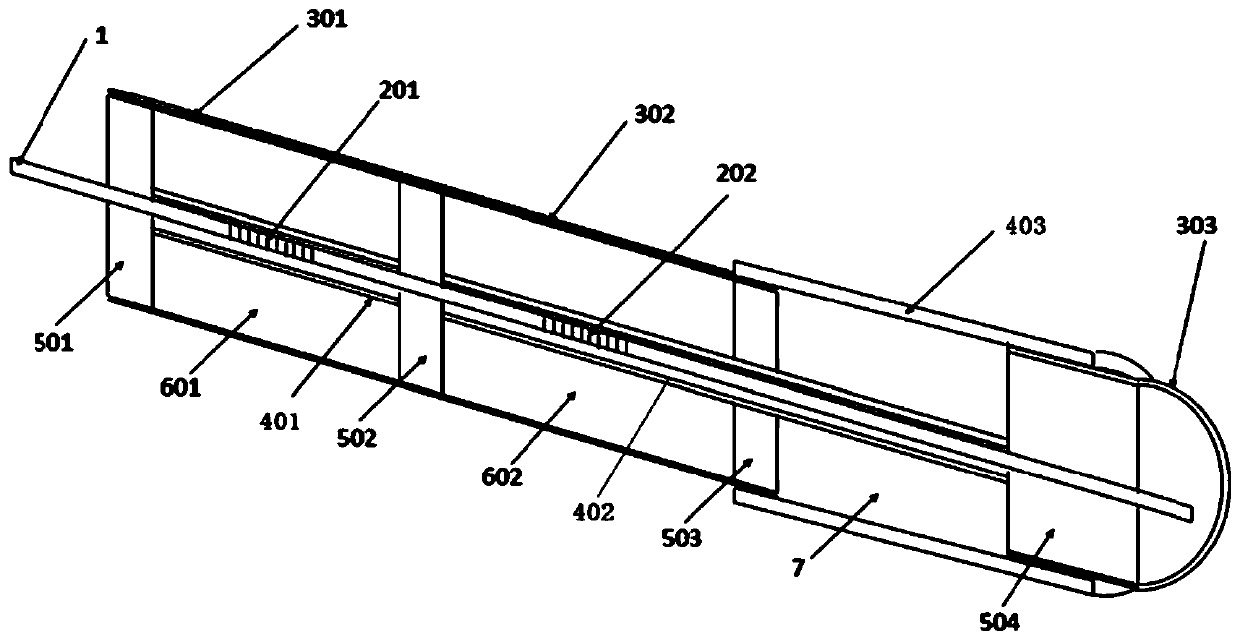 High-precision FBG high-temperature sensor and working and manufacturing method thereof