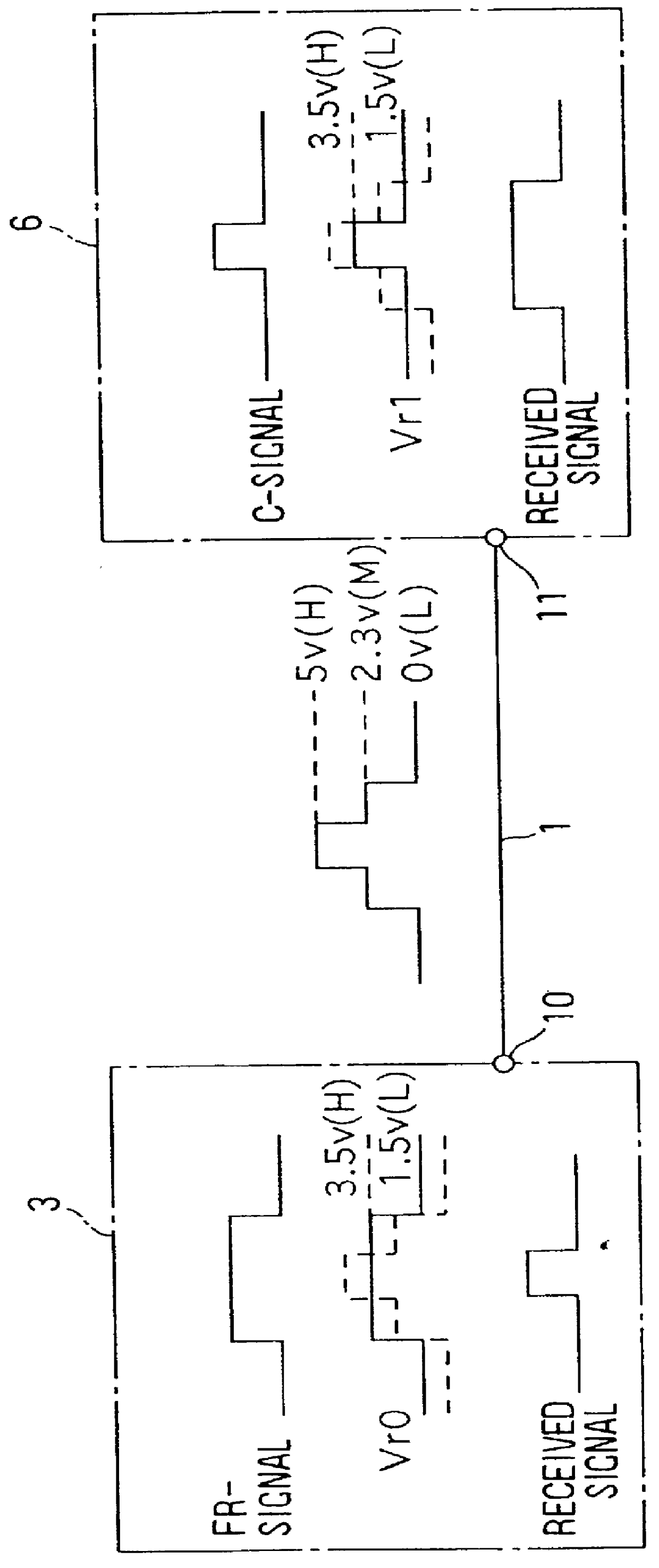 Generator control device having signal terminal connected to outside control unit