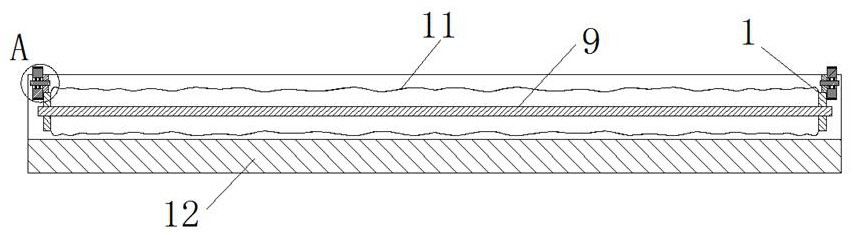 Novel automobile cleaning mechanism capable of preventing front side glass from being scratched and abraded
