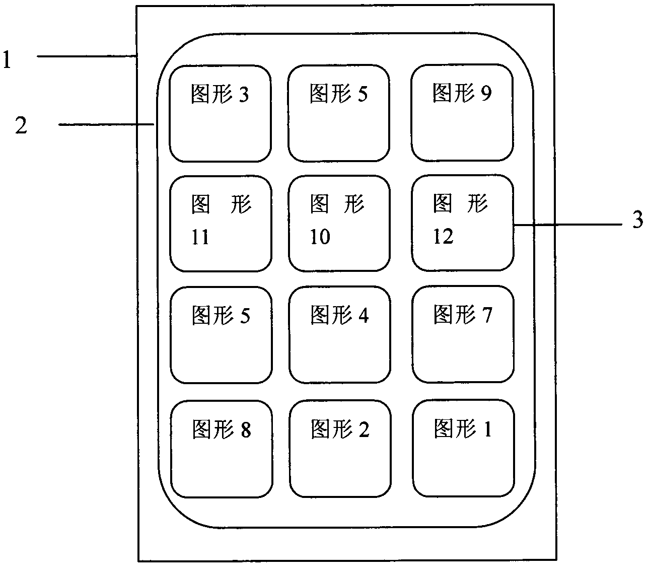 Method for inputting graphic random passwords