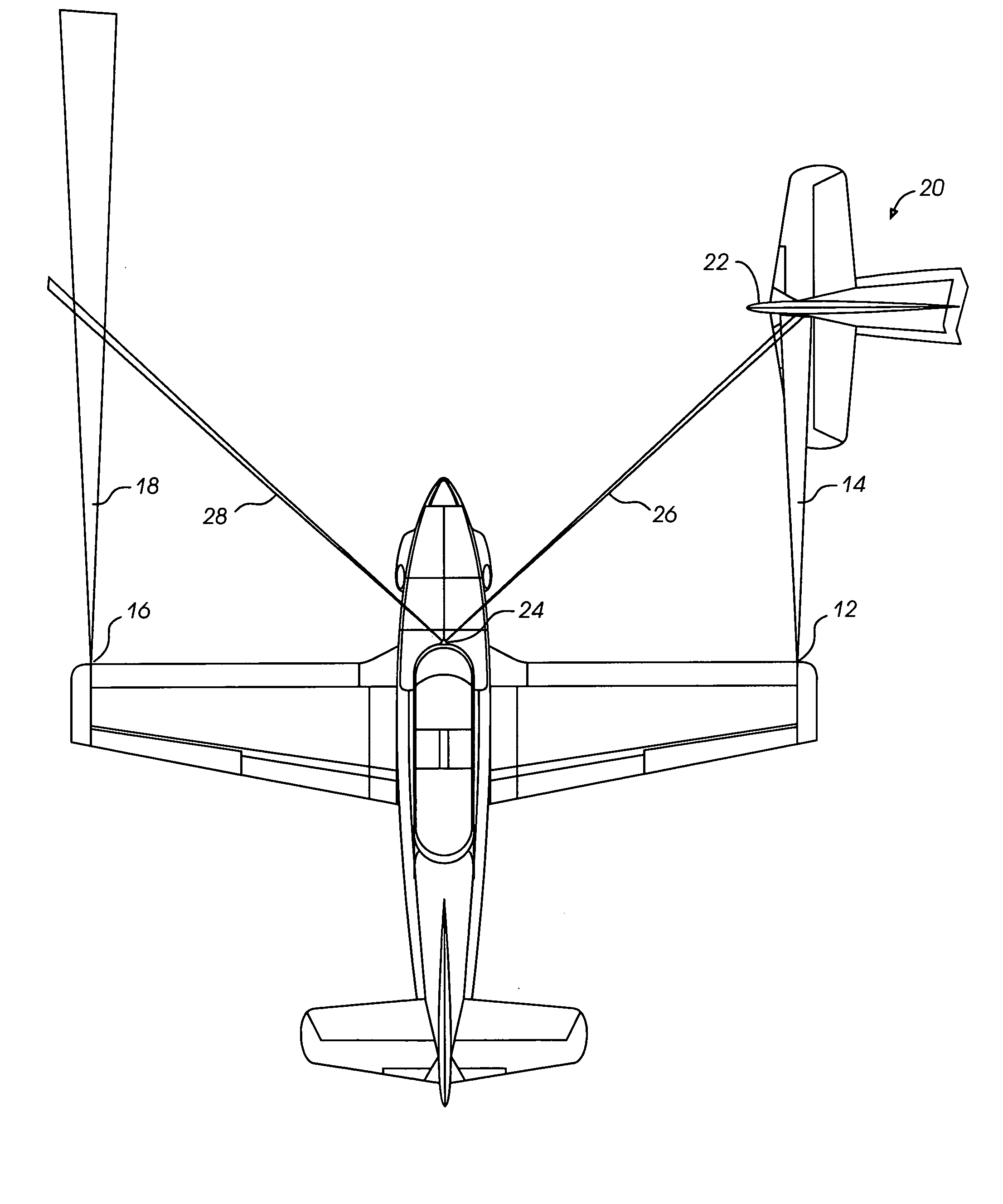 System and method of preventing aircraft wingtip ground incursion