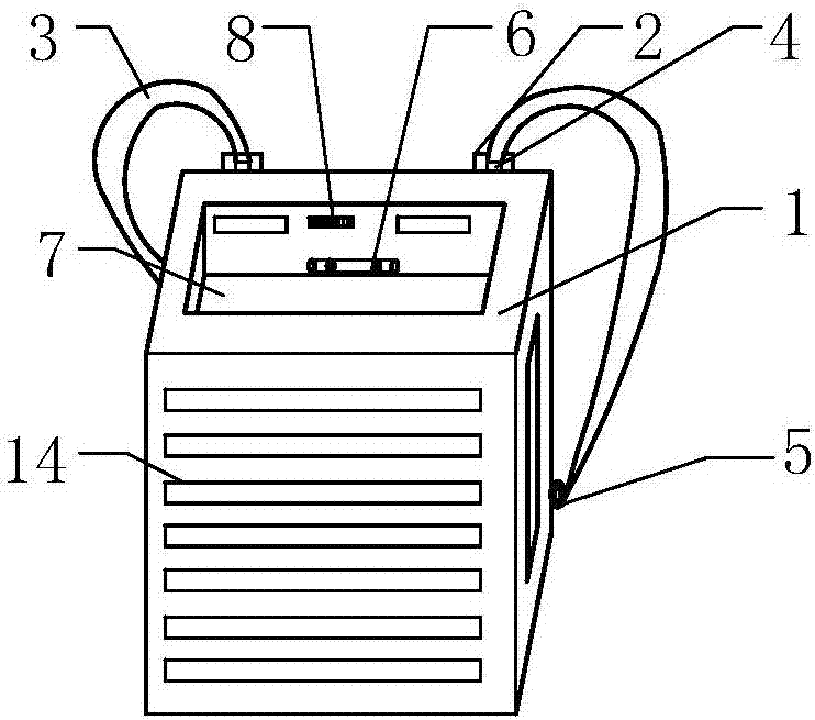 Box support suitable for picking cherries in cherry orchard