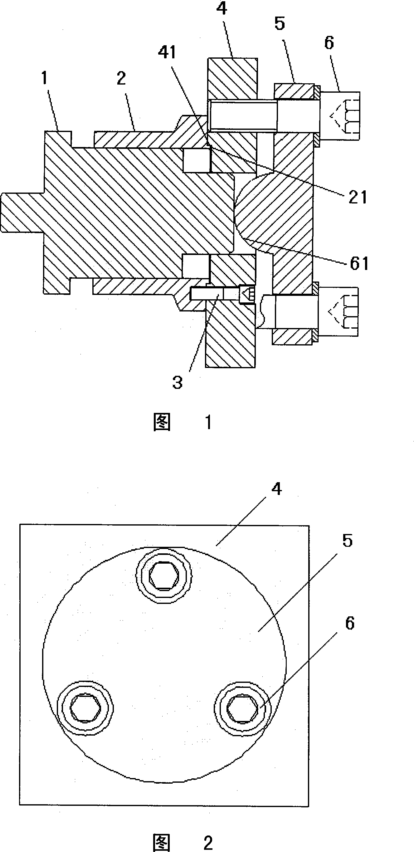 Transistor tube valve with force top pressing structure