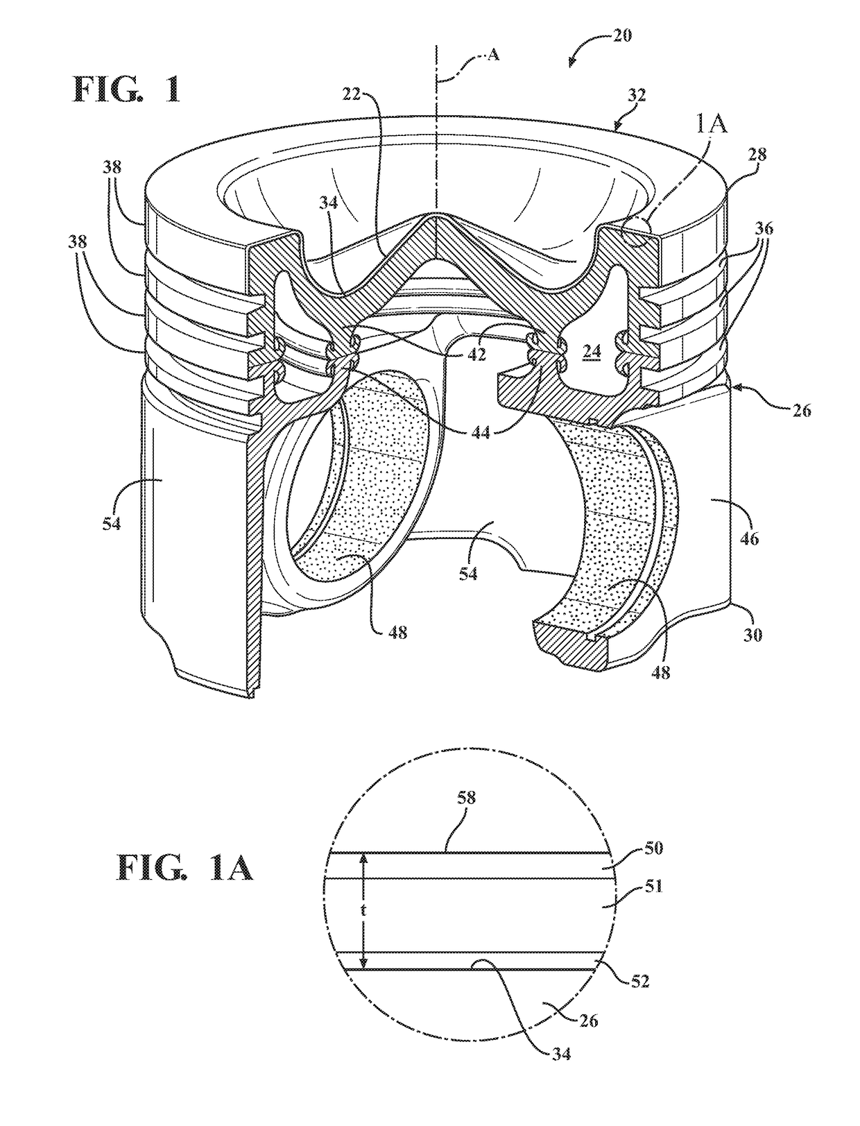 Thermally insulated steel piston crown and method of making using a ceramic coating