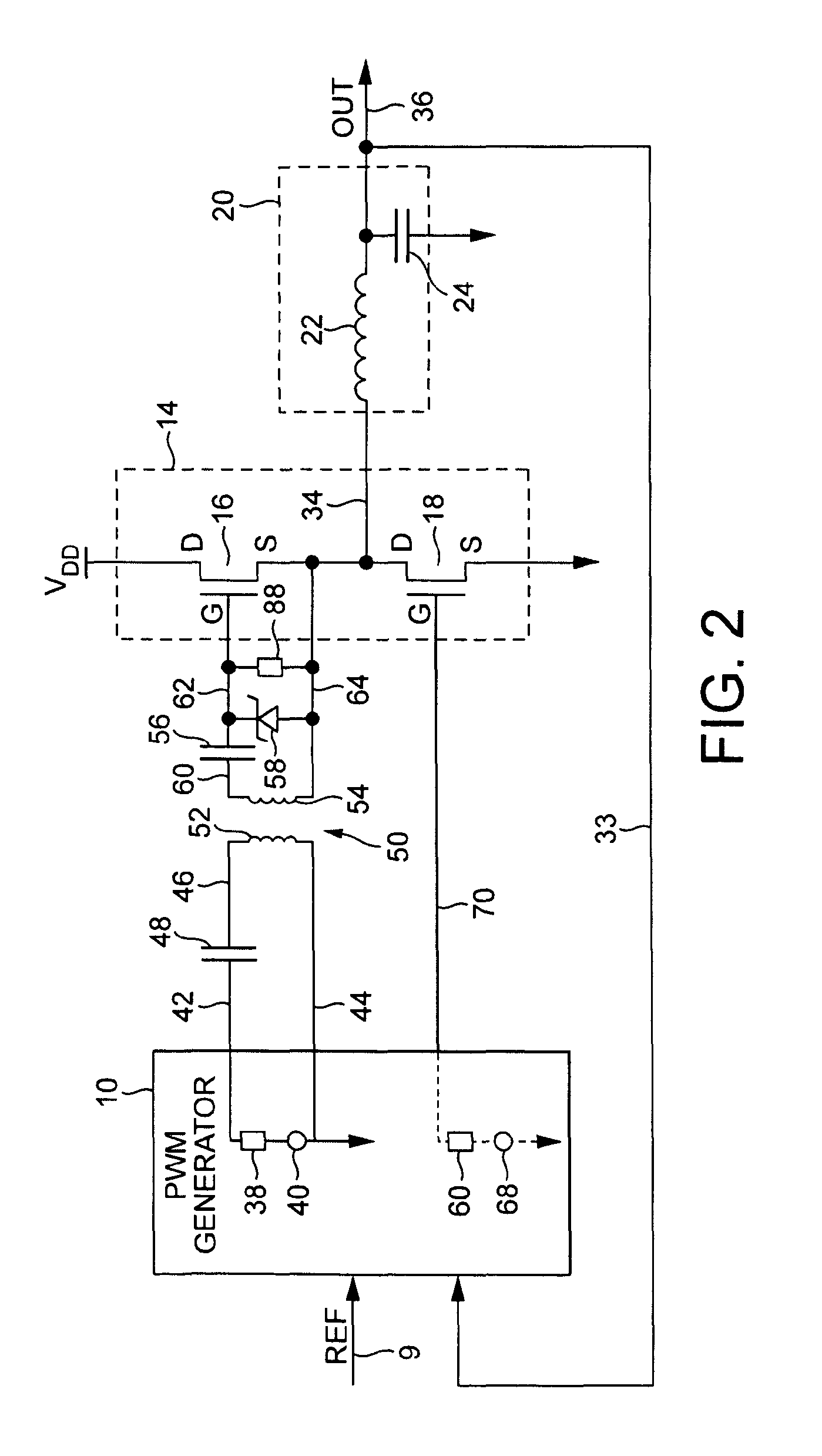 Switch mode power supply for envelope tracking