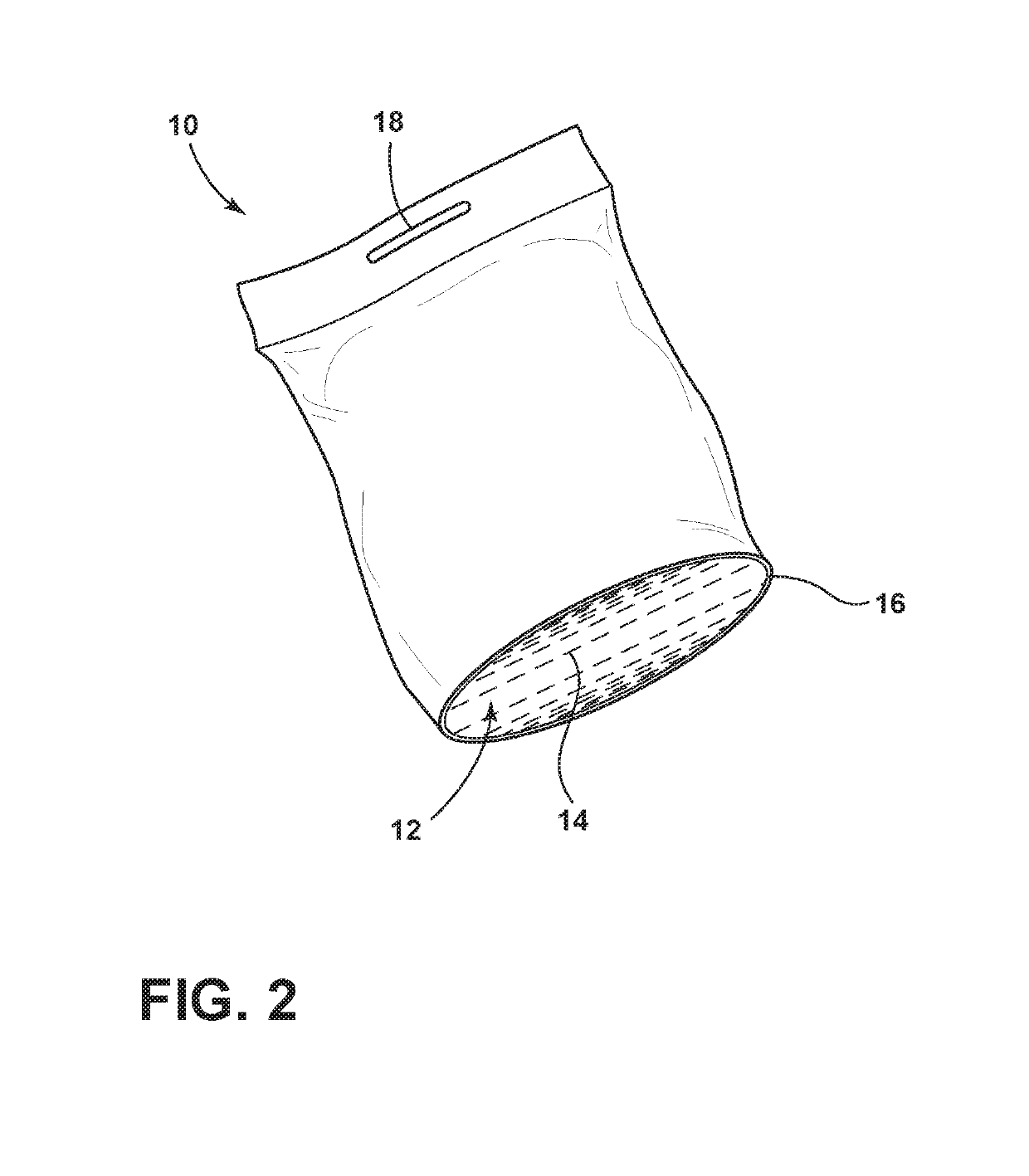 Intravenous fluid bag with an integrated valve having a seal with a compressed state that permits fluid flow into the bag and a relaxed state preventing fluid flow