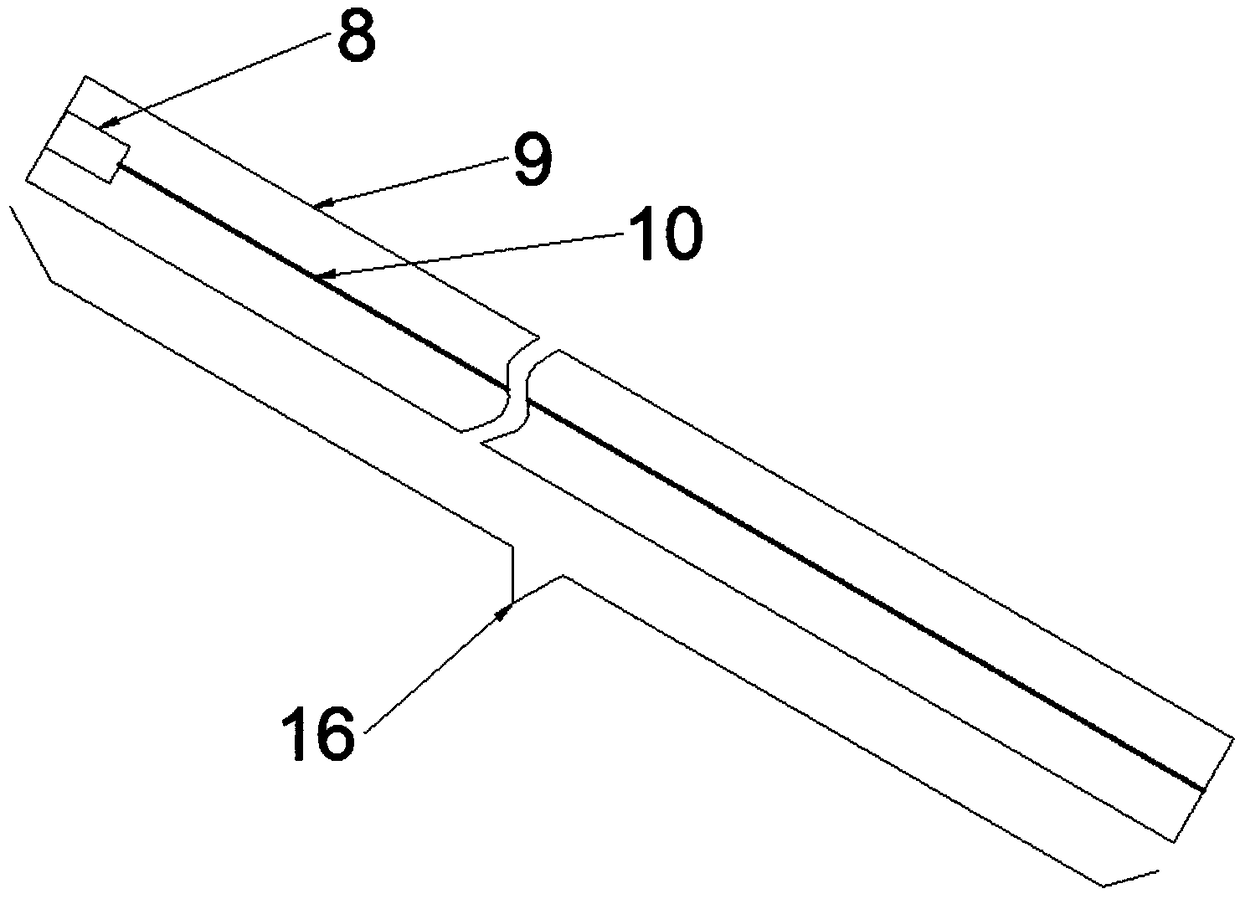 Treatment device integrating holmium laser lithotripsy and chemical lithotripsy