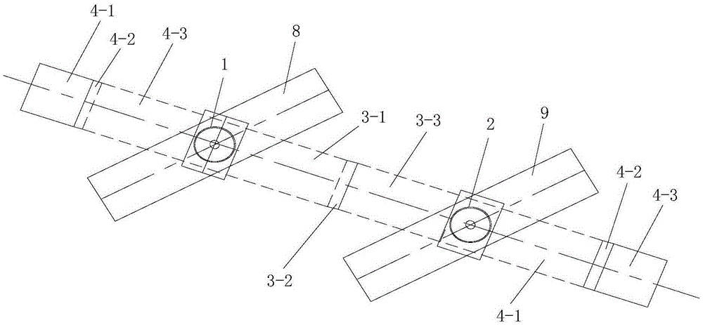 Swivel and closure construction method for large-span continuous beam crossing existing station