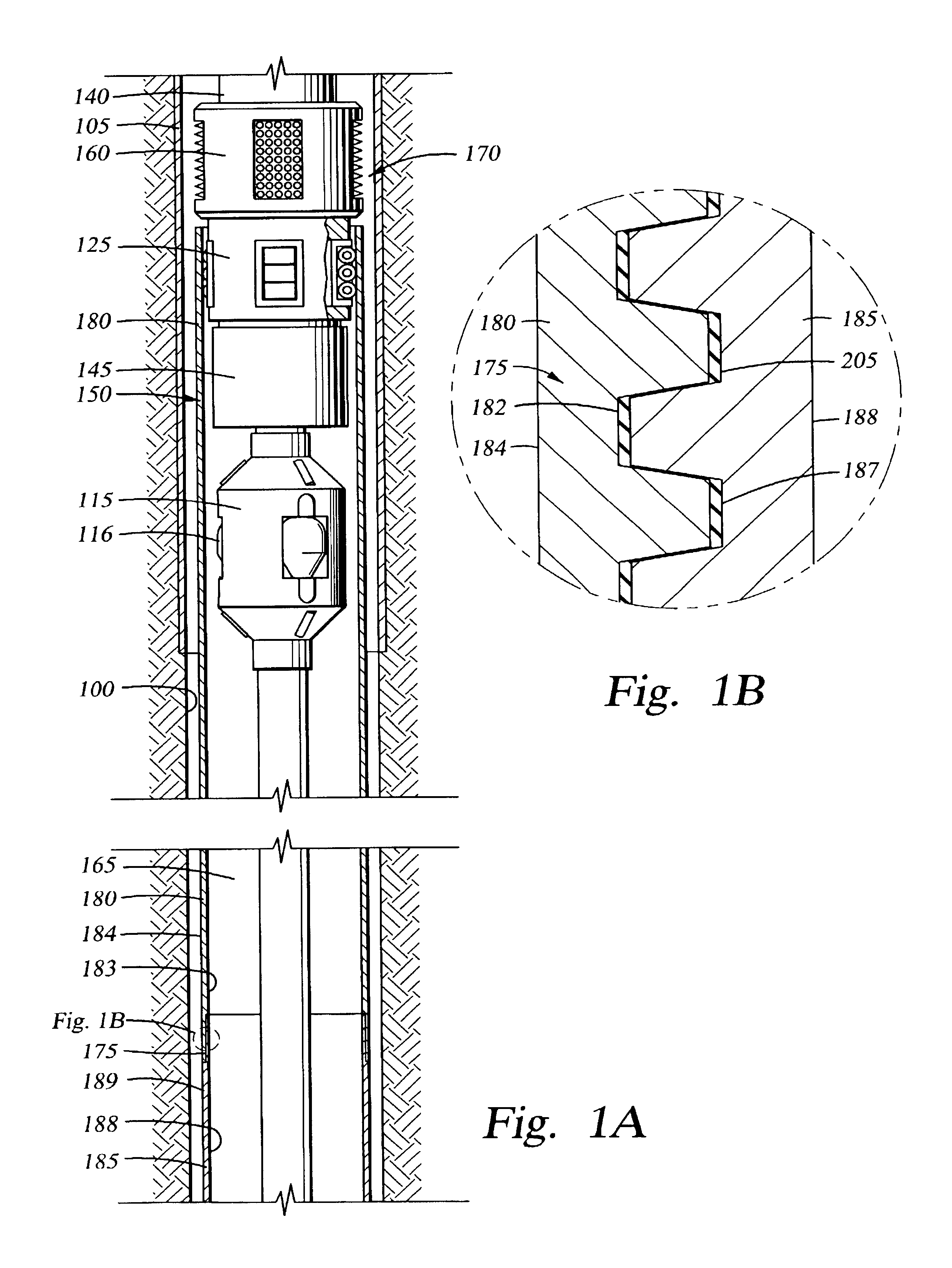 Expandable connection for use with a swelling elastomer