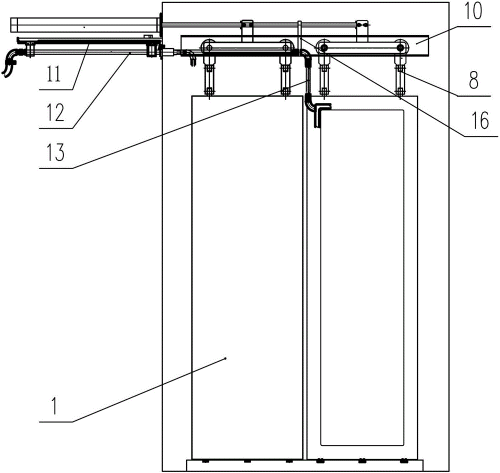 Two-way side pull vacuum gate valve