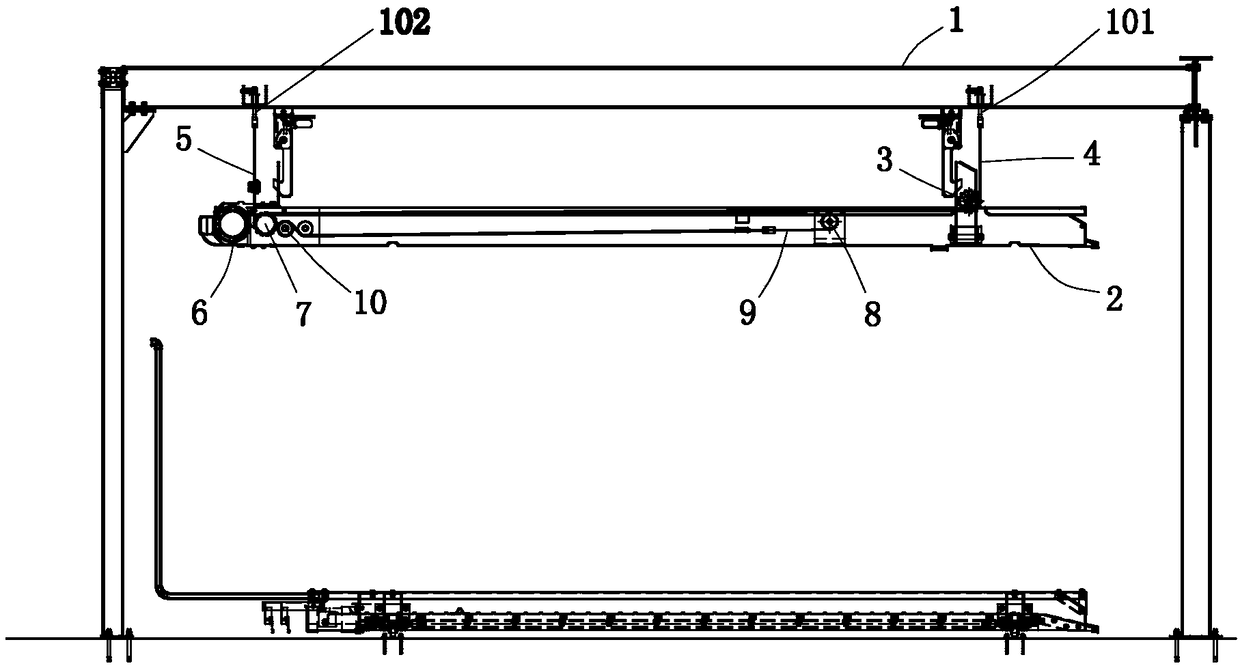 Vehicle carrying disc lifting device and three-dimensional garage