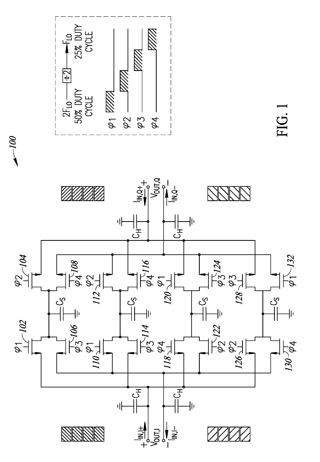 Discrete Time Charge Sharing IIR Bandpass Filter Incorporating Clock Phase Reuse