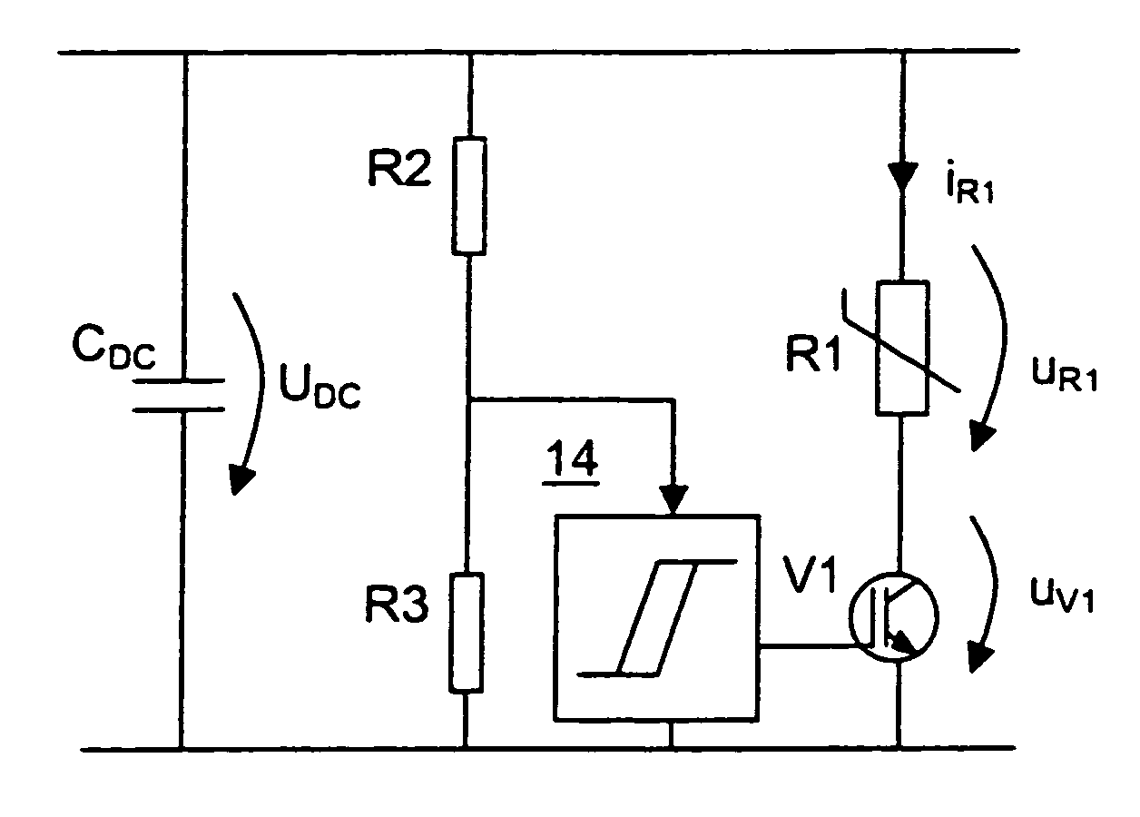 Overvoltage protection of a frequency converter