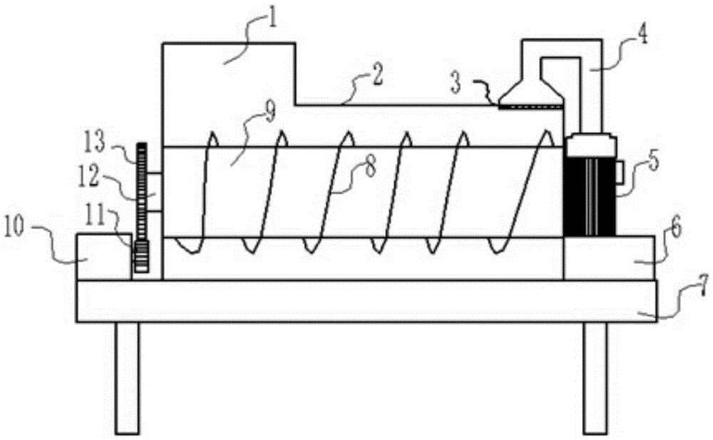 Down feather dedusting device for textiles