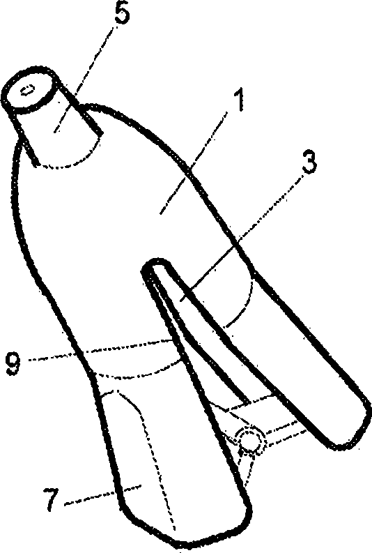 Spray device and nozzle closure