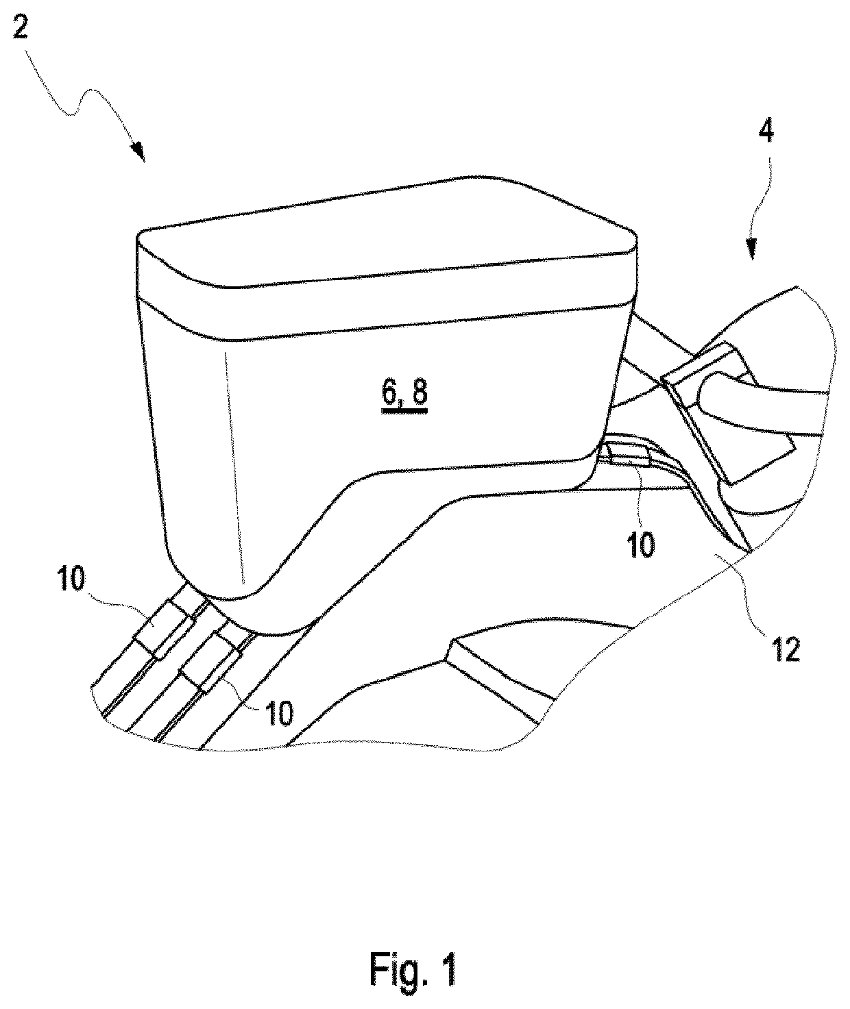 Fixing Device for Detachably Fixing a Body to a Motor Vehicle, and Luggage-Carrying Device