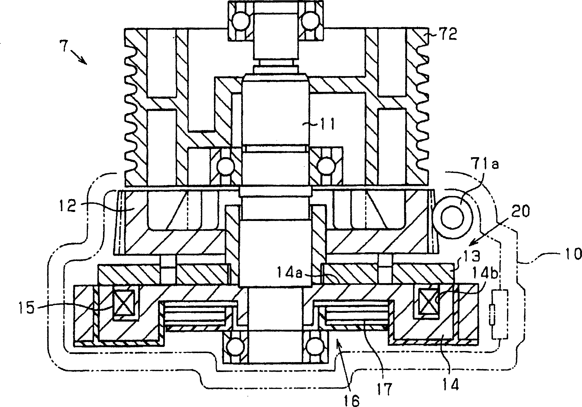 Vehicle door opening and closing apparatus