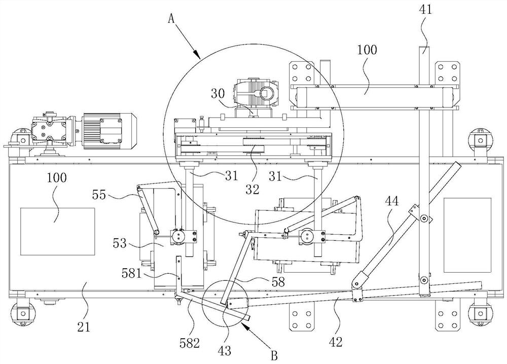 Transfer box device