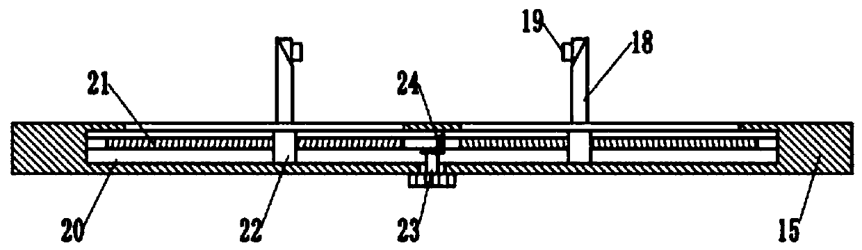 Size detection device with dust removal function for computer case production