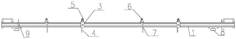 Bogie pipeline positioning detection device and positioning and detection methods
