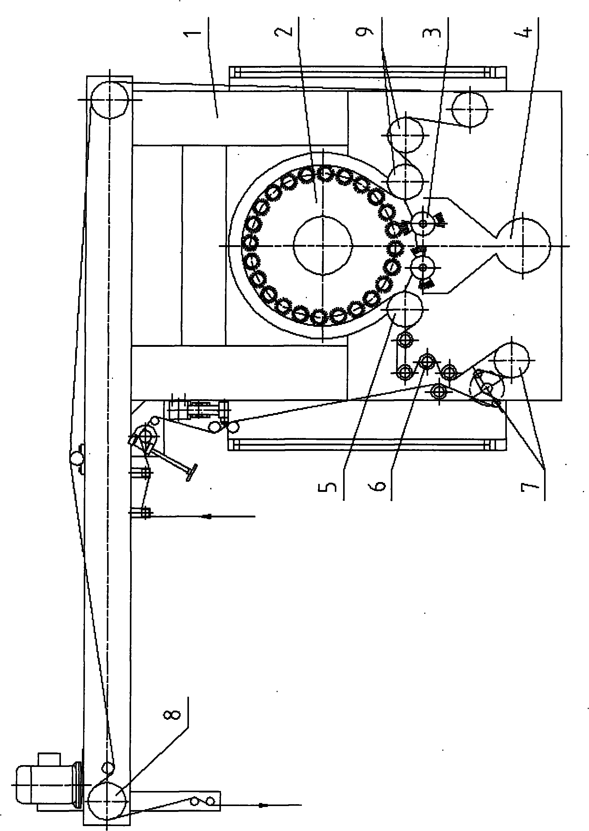 Novel computer-controlled bevel wheel roller raising machine