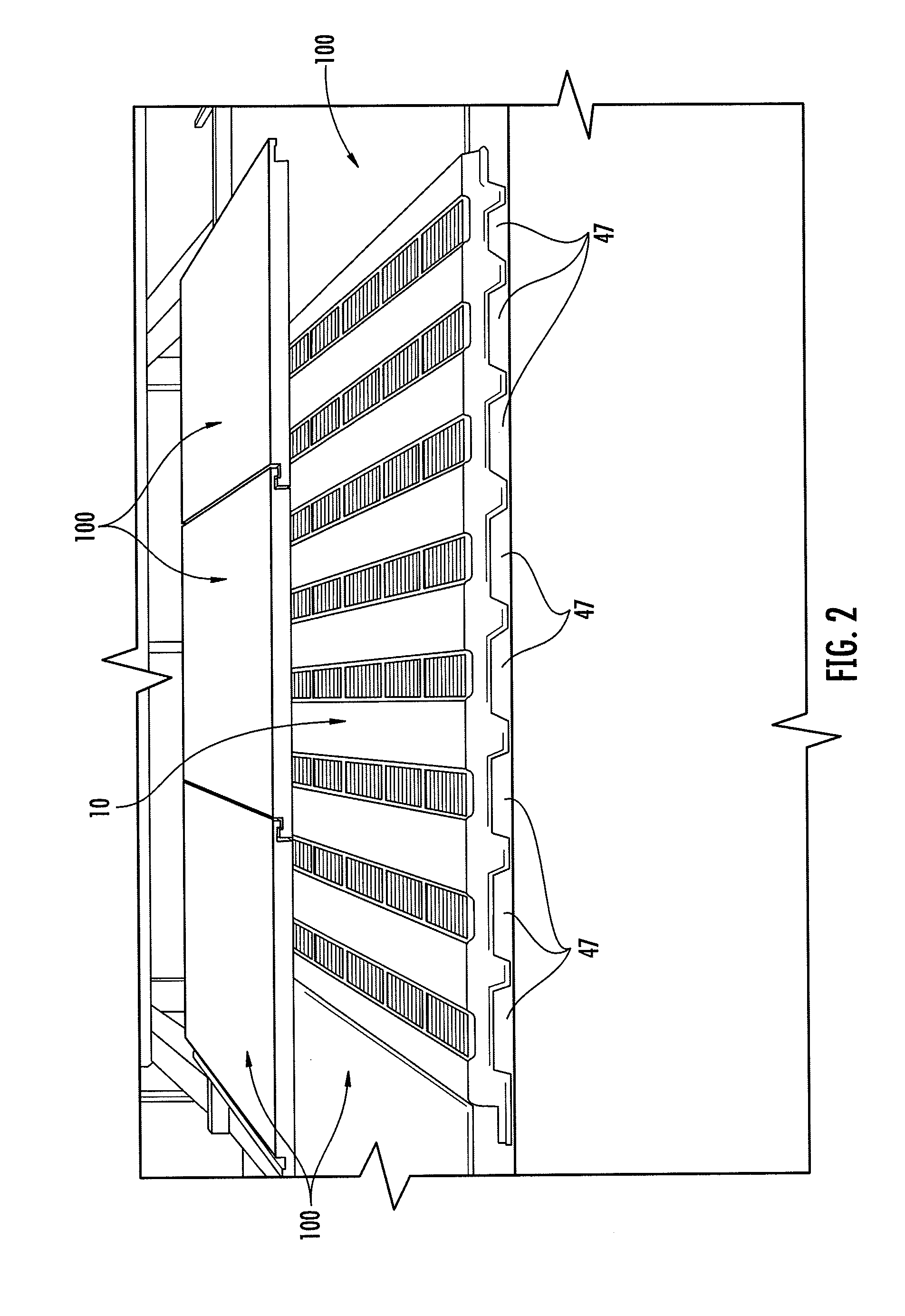 Roof vent having elongated baffles and discharge channels