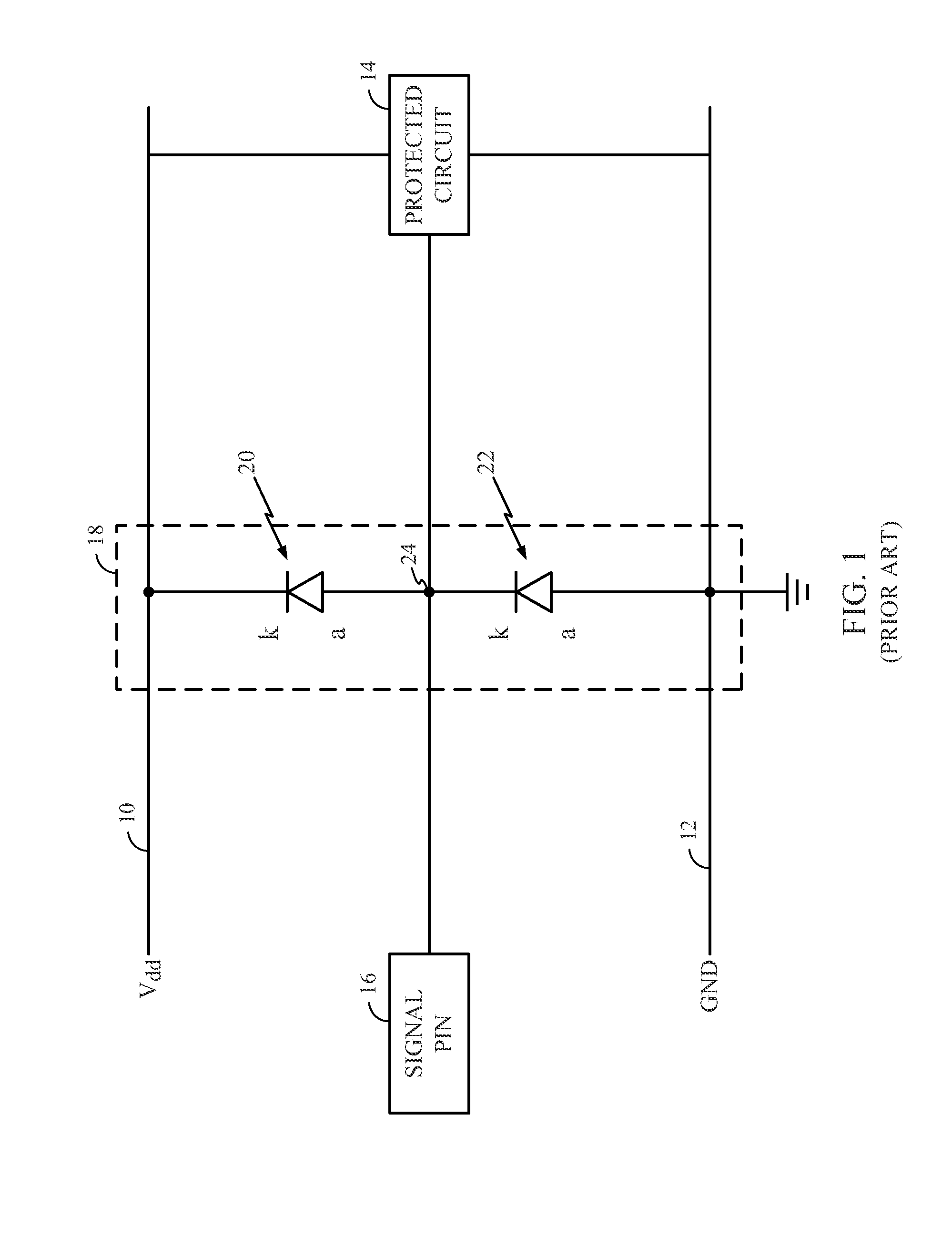 Diode Having A Pocket Implant Blocked And Circuits And Methods Employing Same