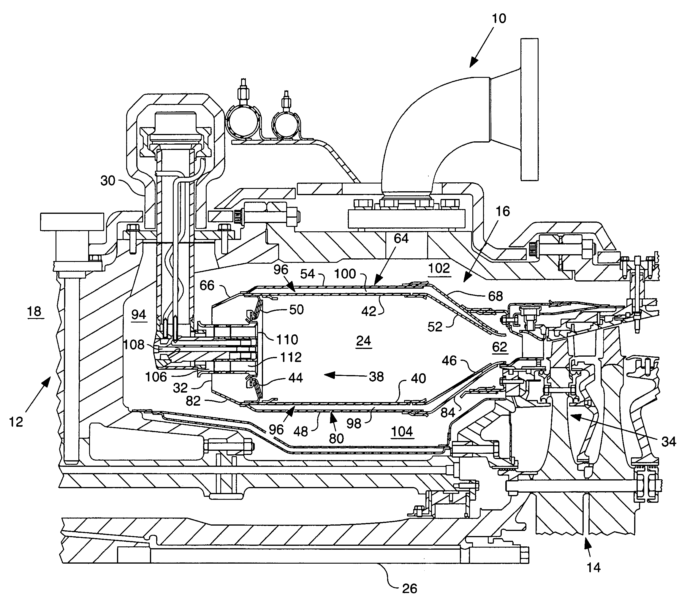 System and method for attenuating combustion oscillations in a gas turbine engine