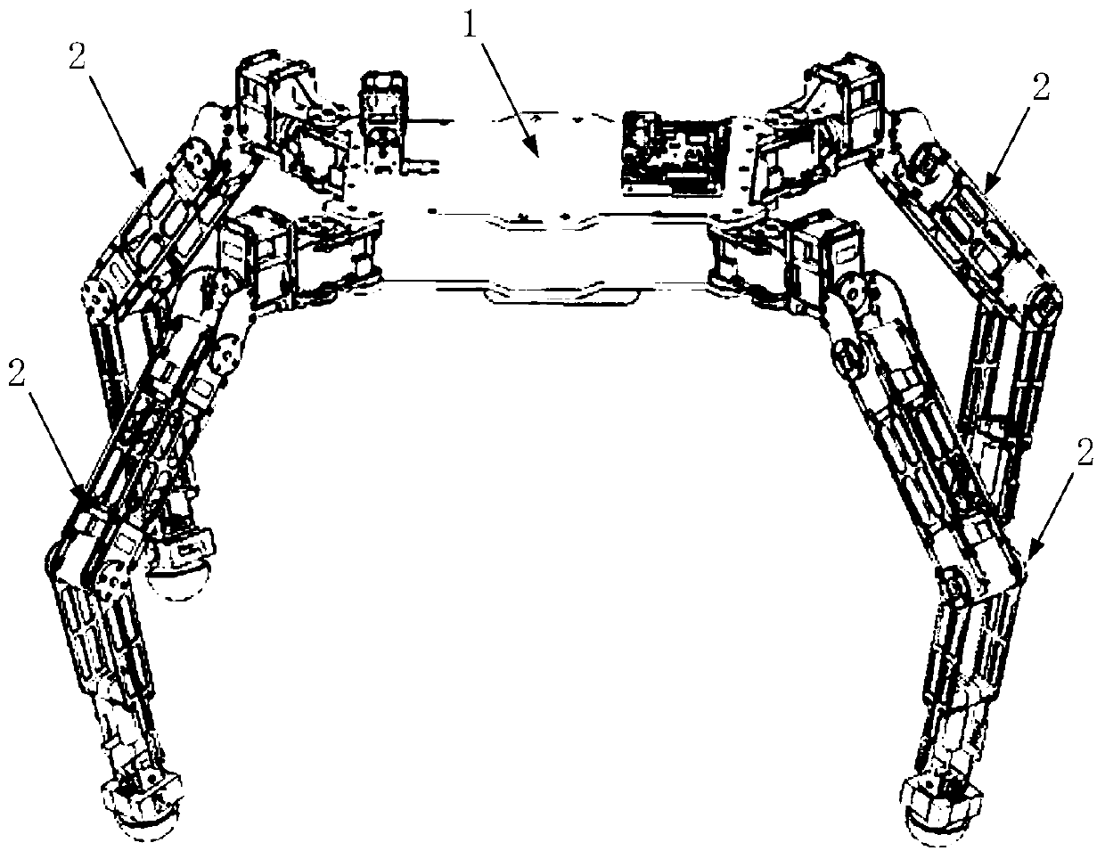 A configuration-changing bionic quadruped robot