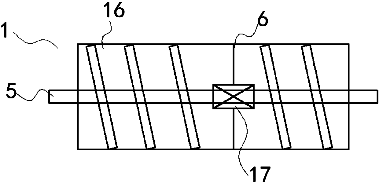 Drying device for bagasse drying