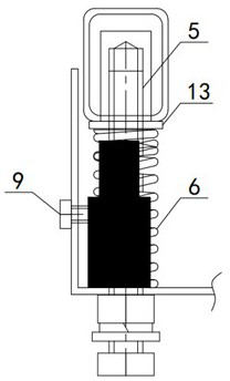 Safety anti-touch mechanism for platform elevator car bottom