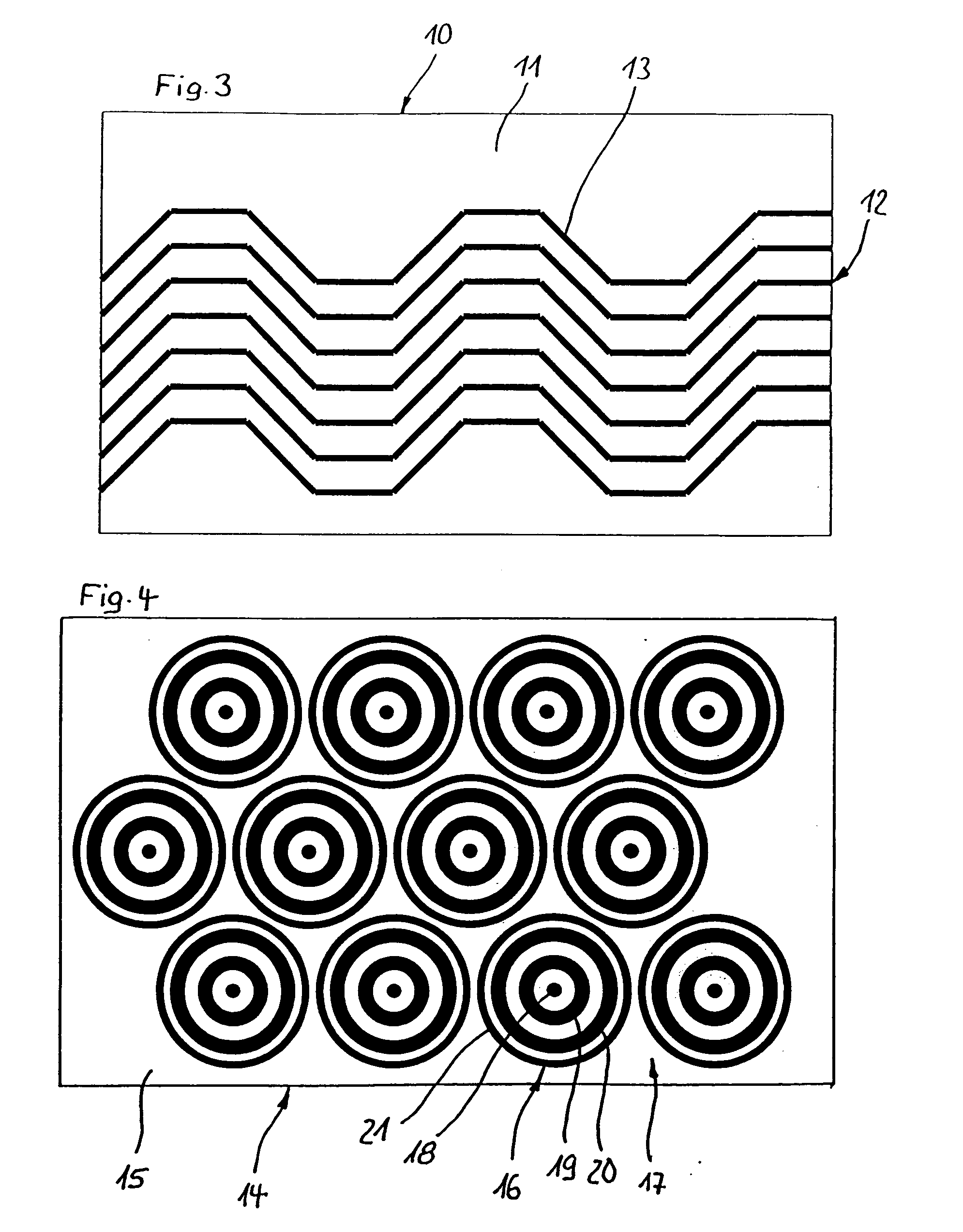 Sound-absorbing device for a wall covering, ceiling covering, or floor covering