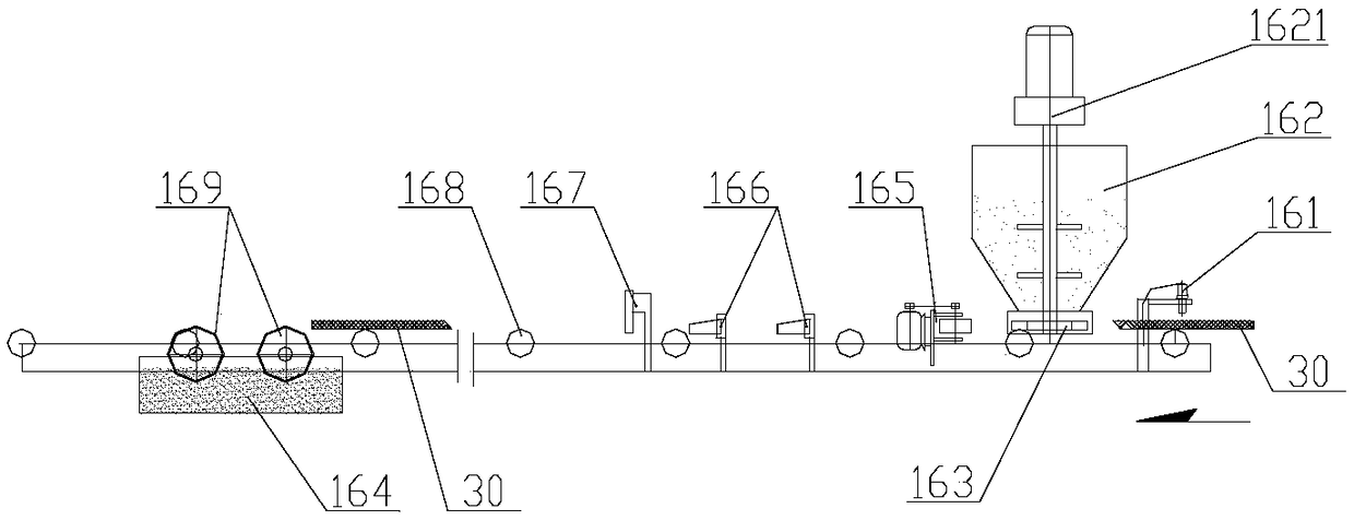 A full-automatic sawing, milling, and edge-banding production line for all-bamboo boards or bamboo-wood composite boards