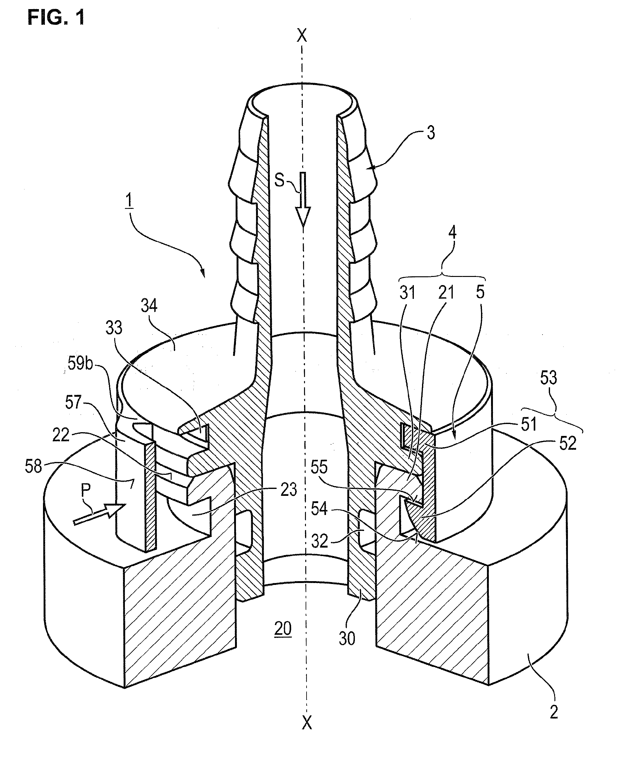 Plug Connection for Fluid Lines and Retaining Part for Such a Plug Connection