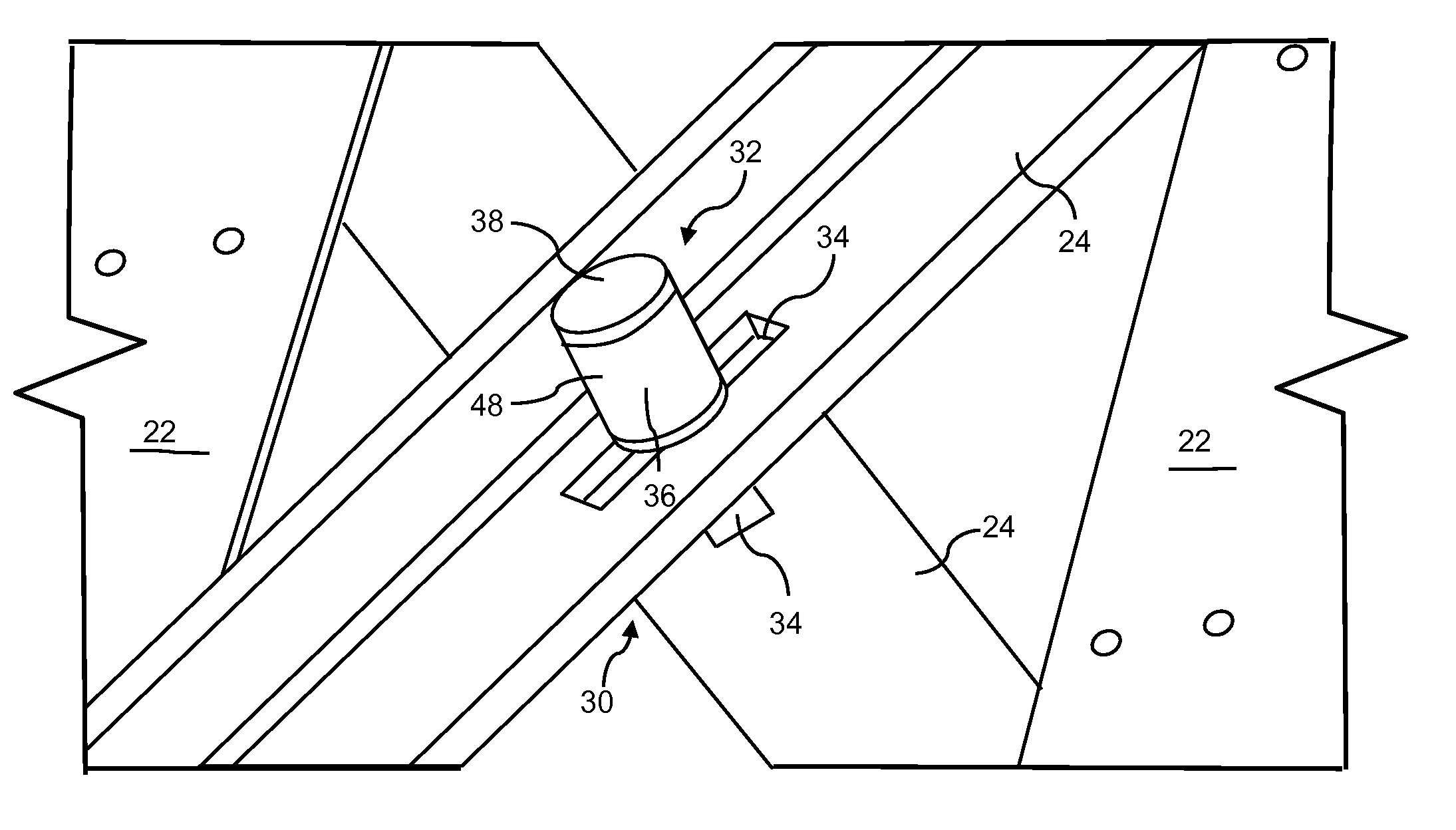 Friction damping bolt connection for a wind tower lattice structure