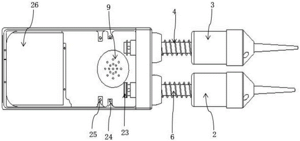 Porcelain bottle/porcelain sleeve acoustic vibration analysis instrument