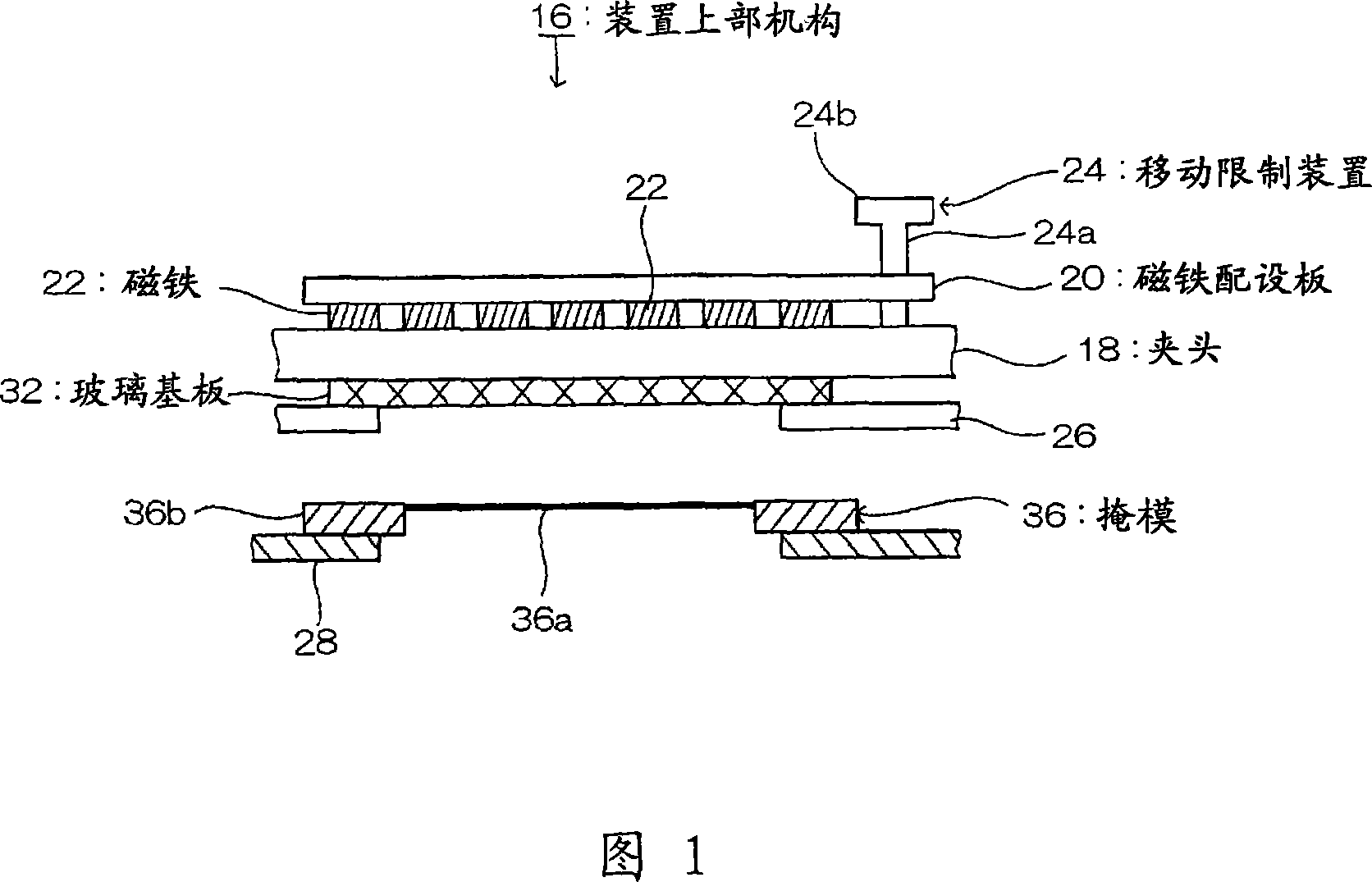 Film forming device, film forming method, and method of producing organic el element