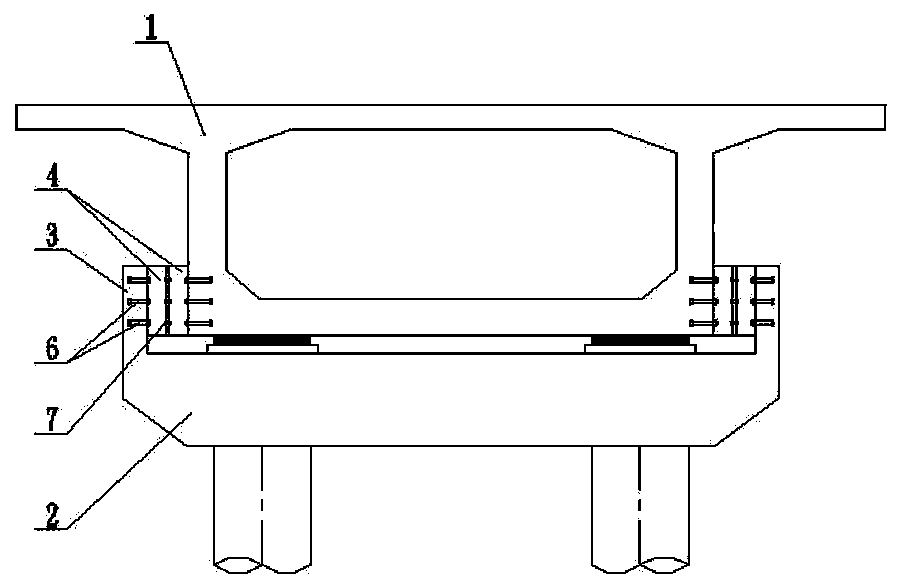 Energy dissipation self-reset bridge anti-seismic structure