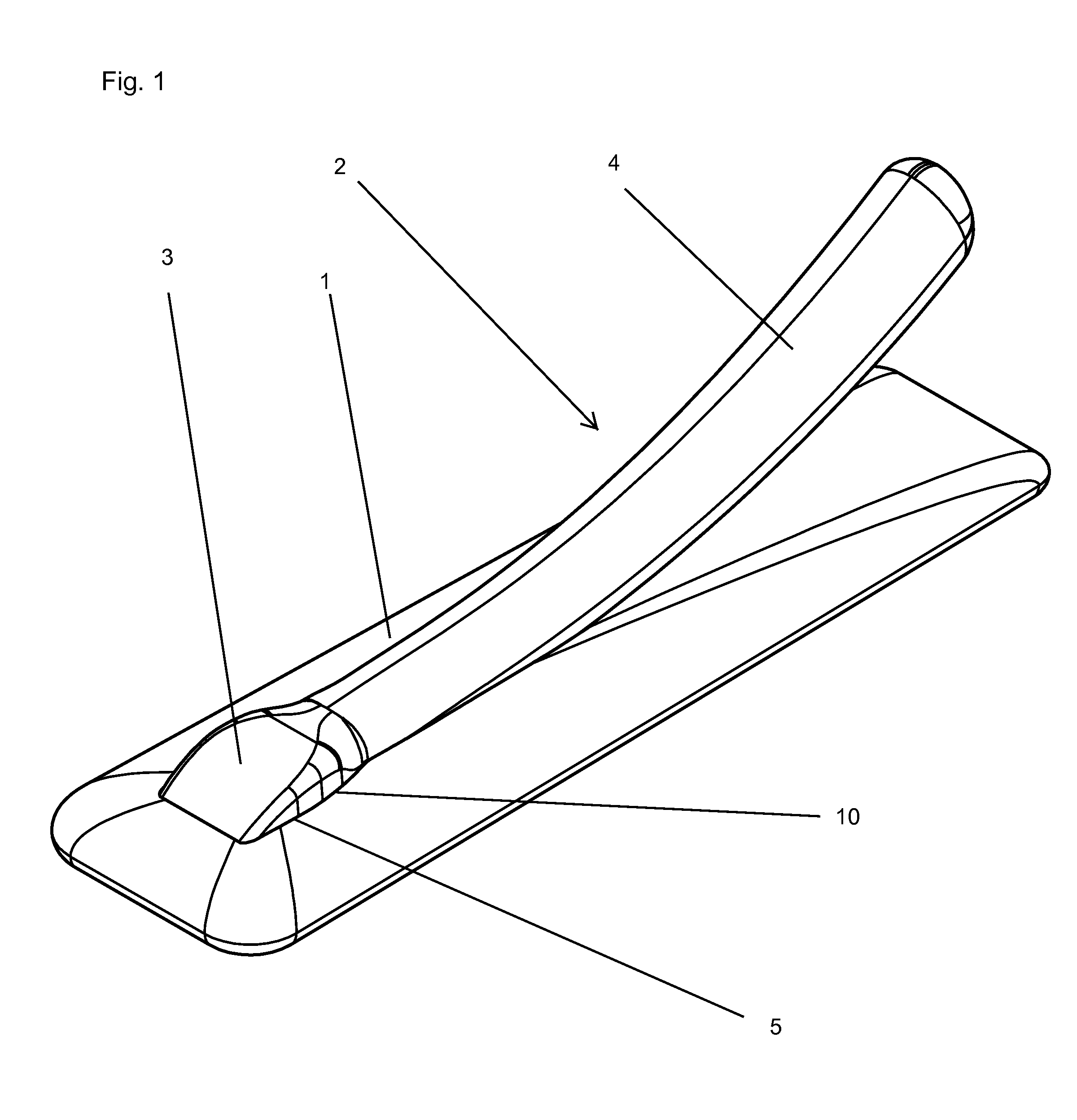 Holding device for an intraoral scanner