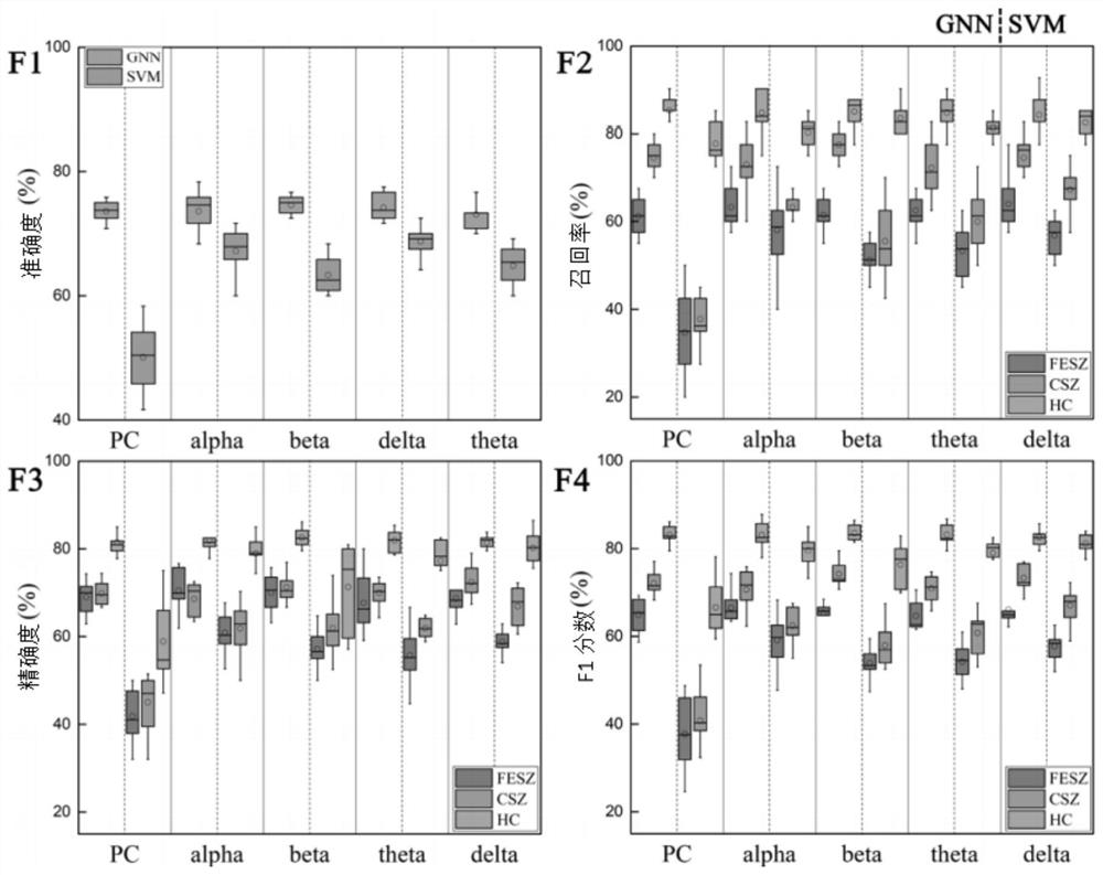 Schizophrenia early detection system based on graph neural network and brain network