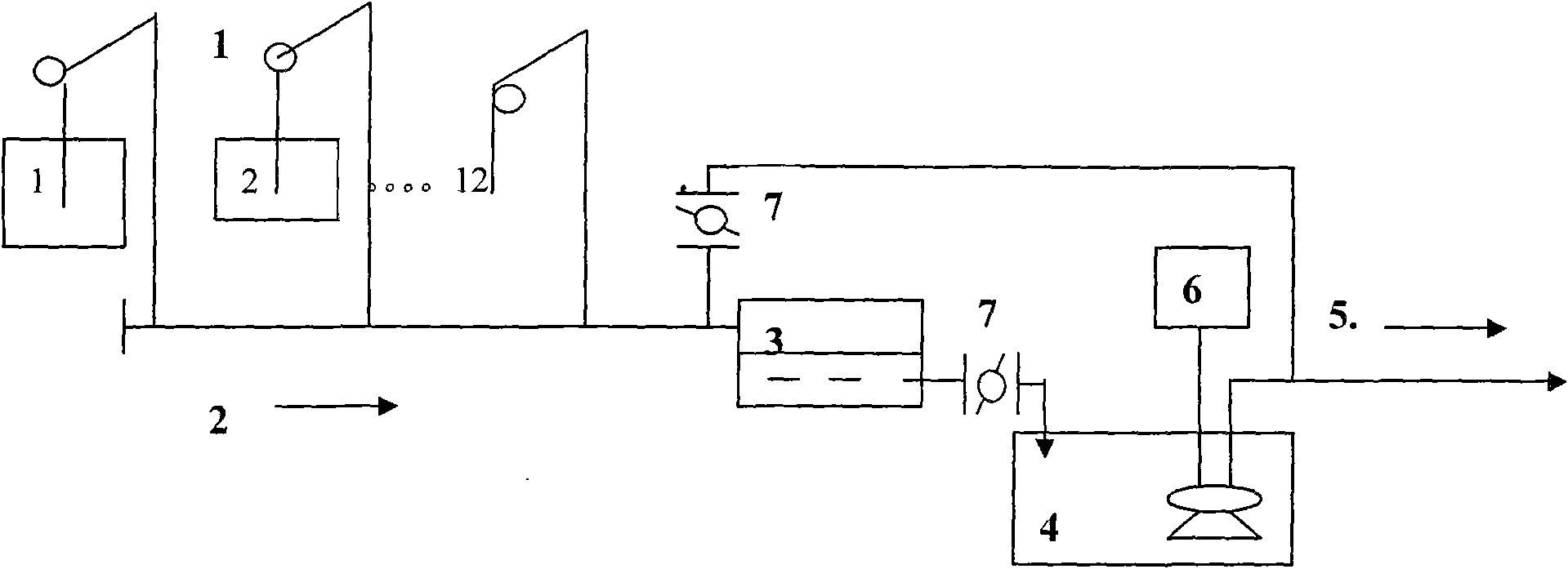 Method for negative-pressure unloading of sulfuric acid tank cars of train