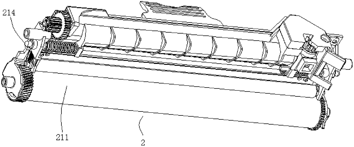 Developing unit, treating box and electronic imaging device