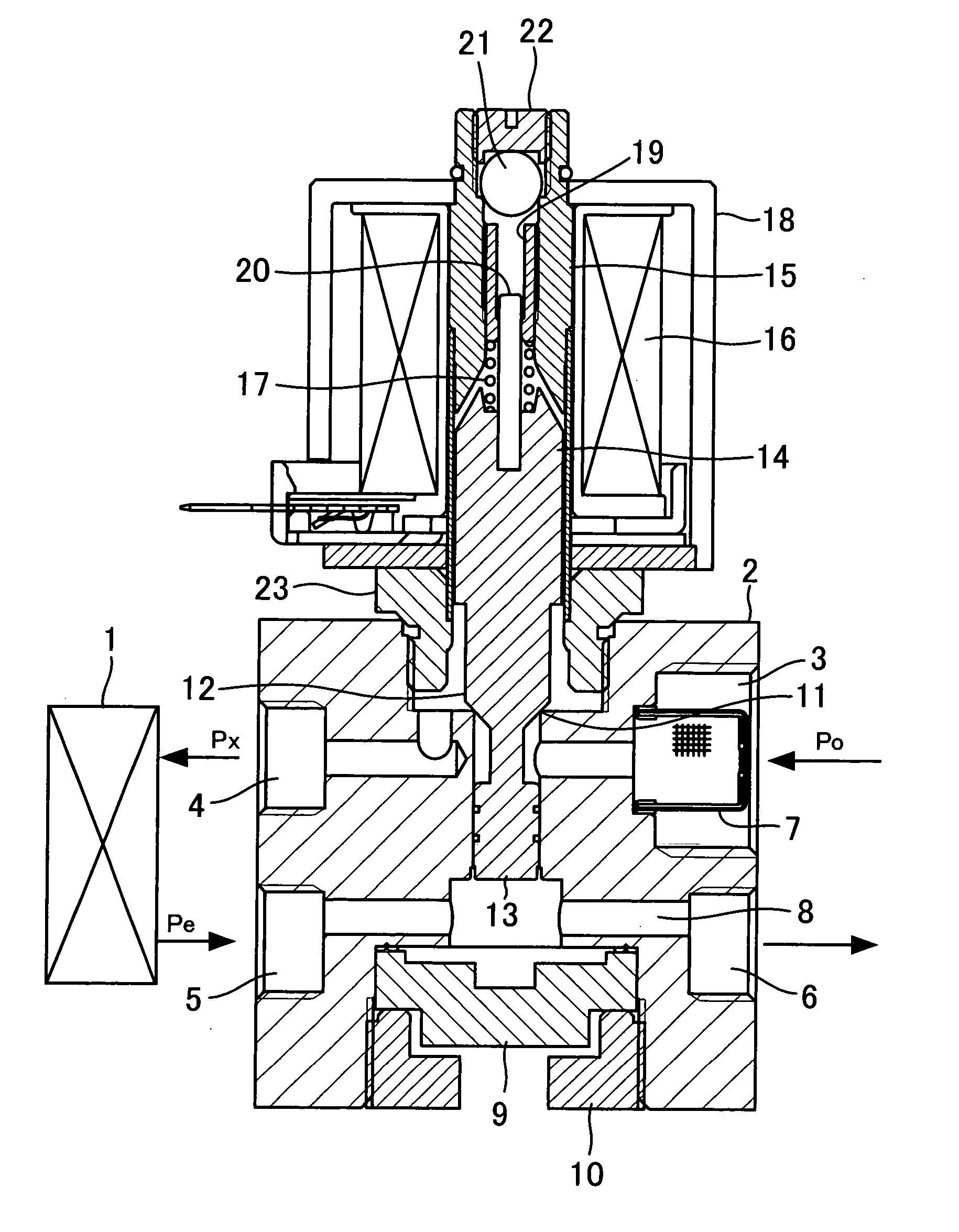 Flow rate control valve