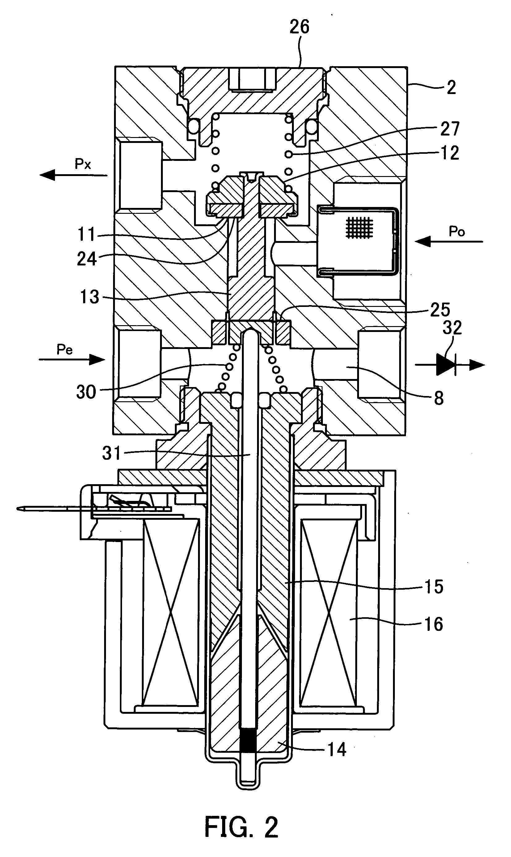 Flow rate control valve