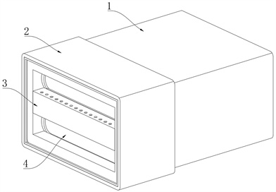 An environment-friendly vehicle air-conditioning air purification and humidification structure